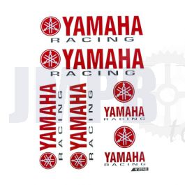 Aufklebersatz Yamaha Racing Groß - 6 Stück