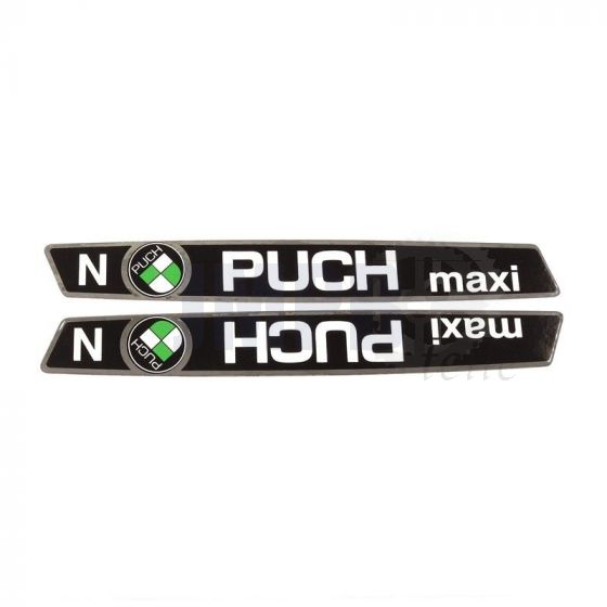 Tank Transfersatz Puch Maxi N Schwarz/Chrom