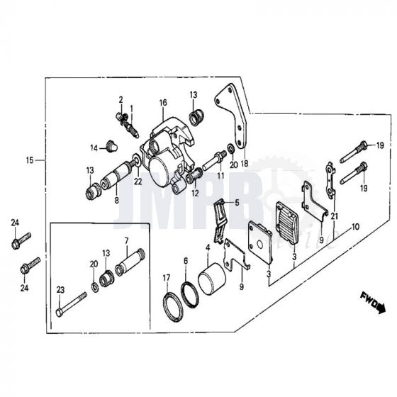 Bremssattel Honda MB50