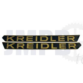 Tankaufkleber Kreidler Gold Farbe 385X36MM