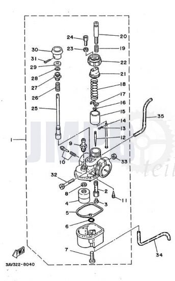 Drossel Stift Halter Mikuni 16MM