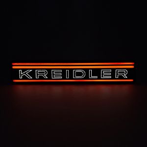 Lampe Kreidler Streifen LED Orange