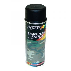 Motip Camouflage-Lack Schwarz - 400ML