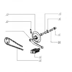 Pedalwelle Gilera Citta