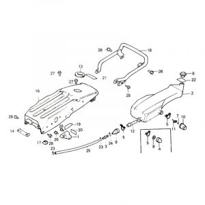 Öltank Honda MT50