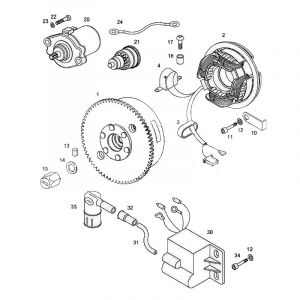 Zündung Mit Pick-Up / Startmotor Tomos Flexer ab 2007