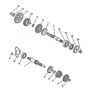 Getriebe Yamaha FS1 2RU