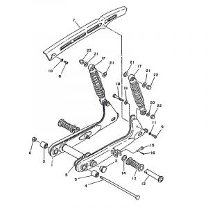 Schwinge Yamaha FS1 2RU