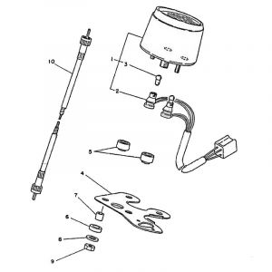 Tachometer Yamaha FS1 2RU