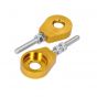 Kettenspannersatz M6 Gold 12MM