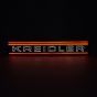 Lampe Kreidler Streifen LED Orange