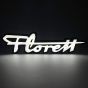 Lampe Kreidler Florett Logo LED Schwarz/Weiß