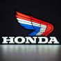 Lampe Honda Logo LED Rot/Weiß/Blau