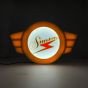 Lampe Simson Logo LED Gold