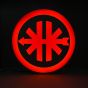 Lampe Kreidler Logo LED Rot