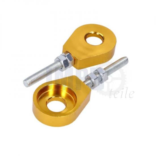 Kettenspannersatz M6 Gold 12MM