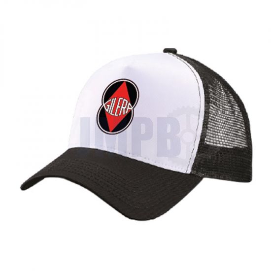 Mesh Cap Gilera Schwarz/Weiß