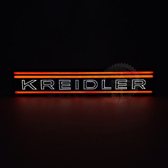 Lampe Kreidler Streifen LED Orange