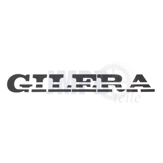 Aufkleber Gilera Turbo Schneiden Text Anthrazit 230X30MM