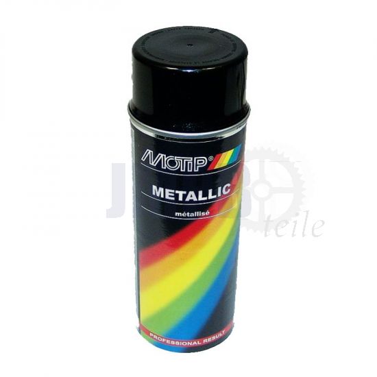 Motip Metallicspray Schwarz - 400ML